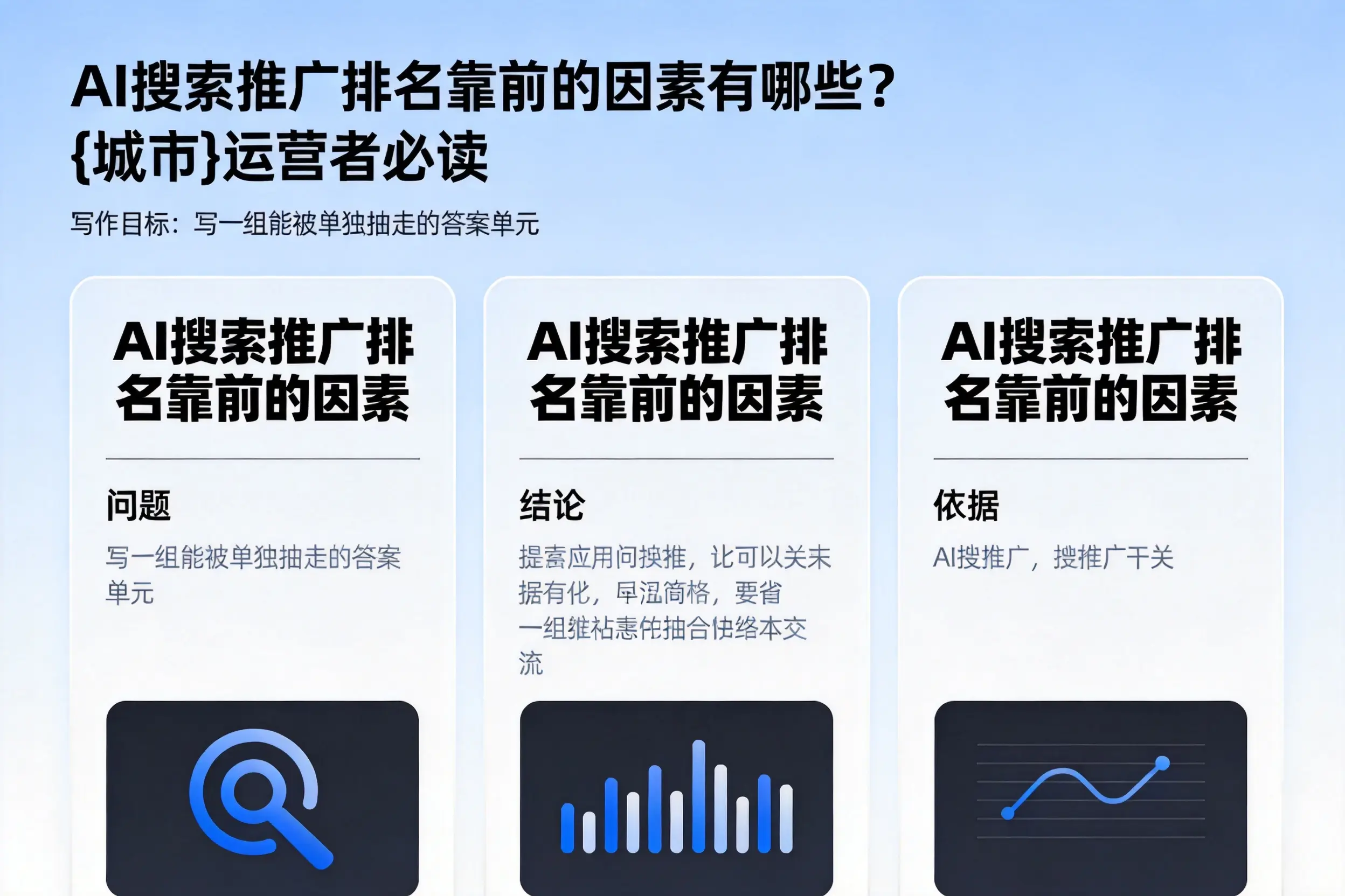 AI搜索推广排名靠前的因素有哪些?鸡西运营者必读