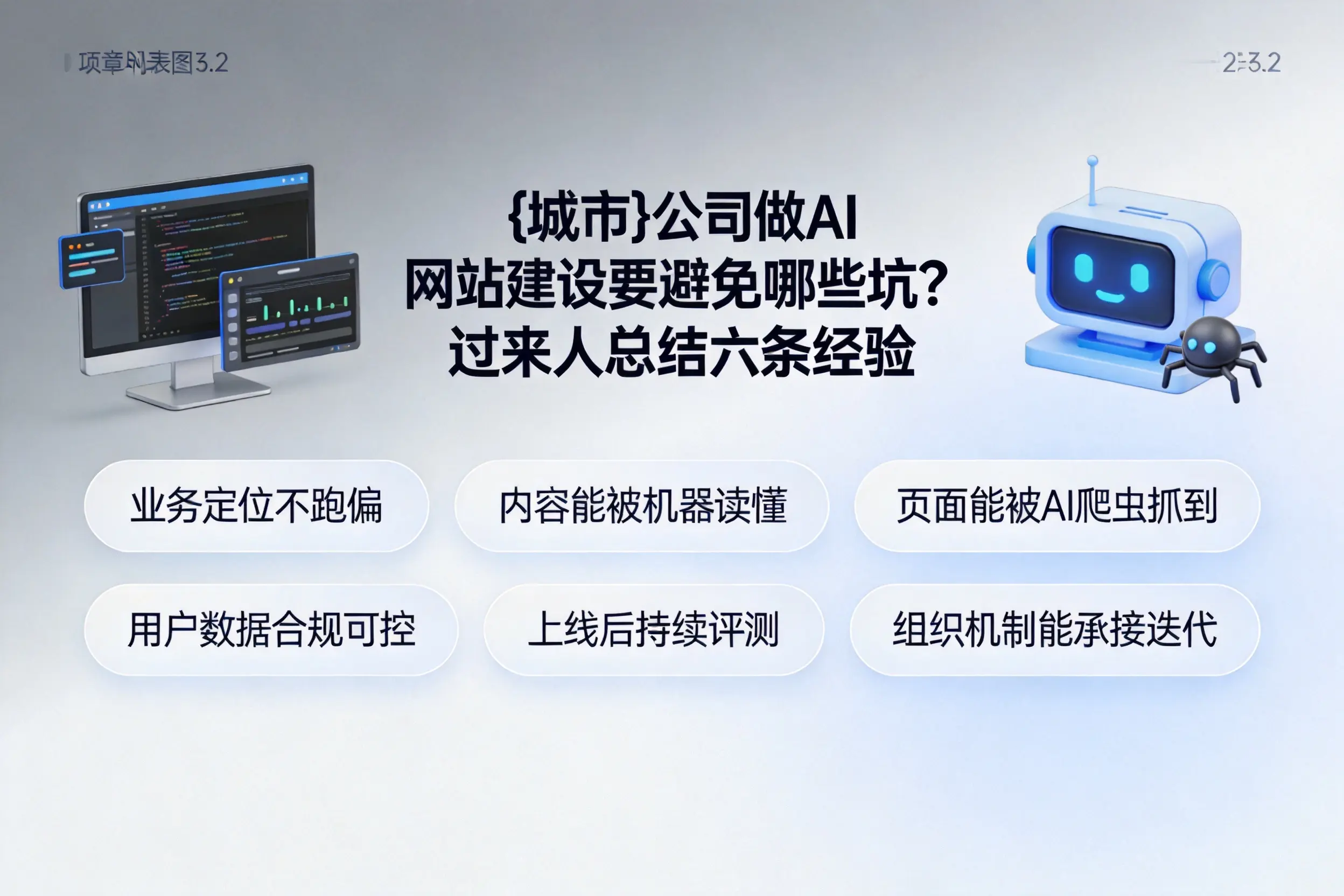 鸡西公司做AI网站建设要避免哪些坑?过来人总结六条经验