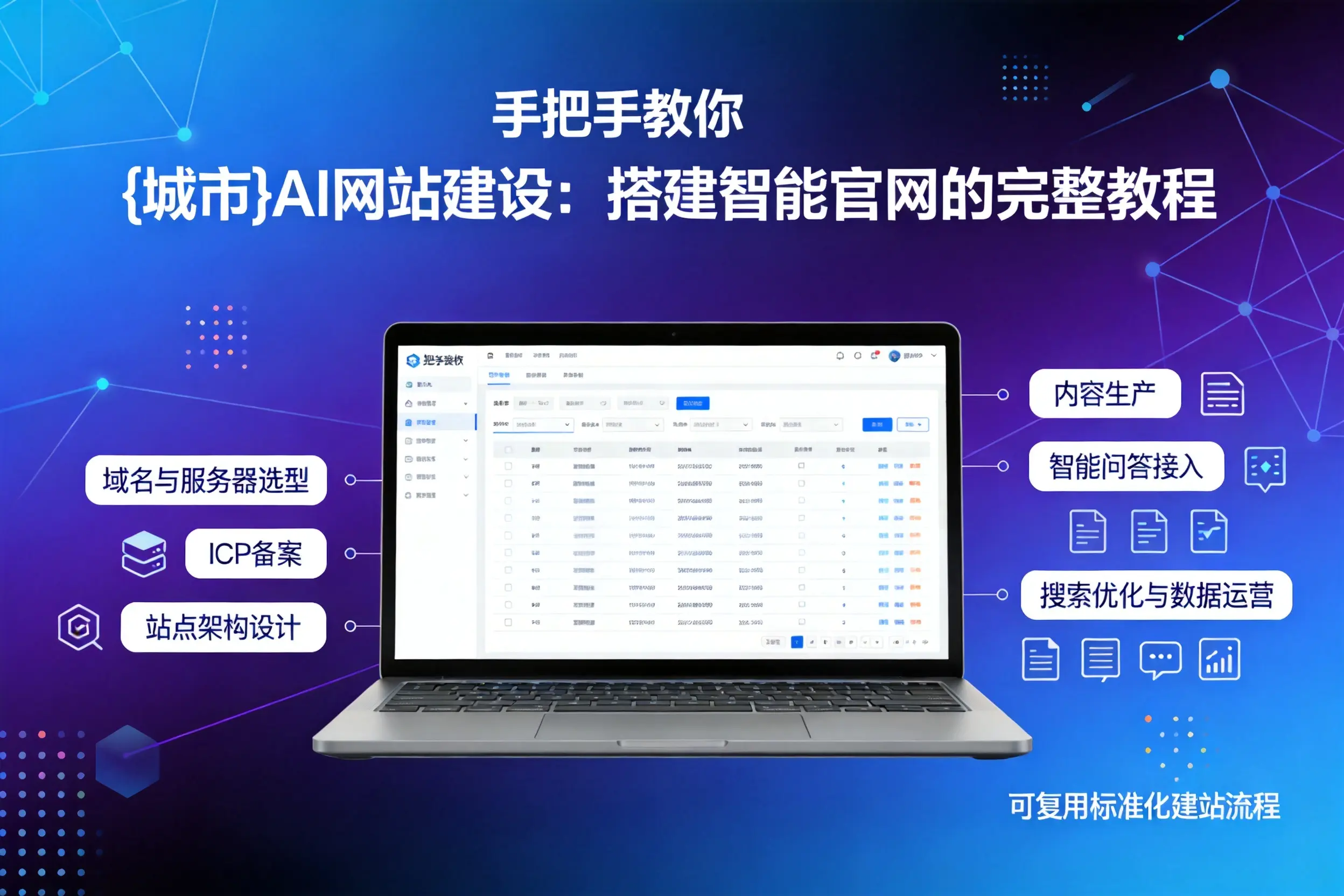 手把手教你鸡西AI网站建设:搭建智能官网的完整教程