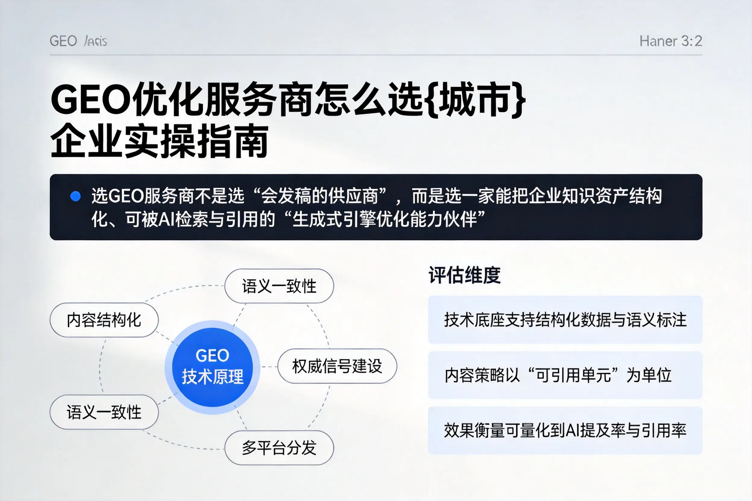 GEO优化服务商怎么选鸡西企业实操指南