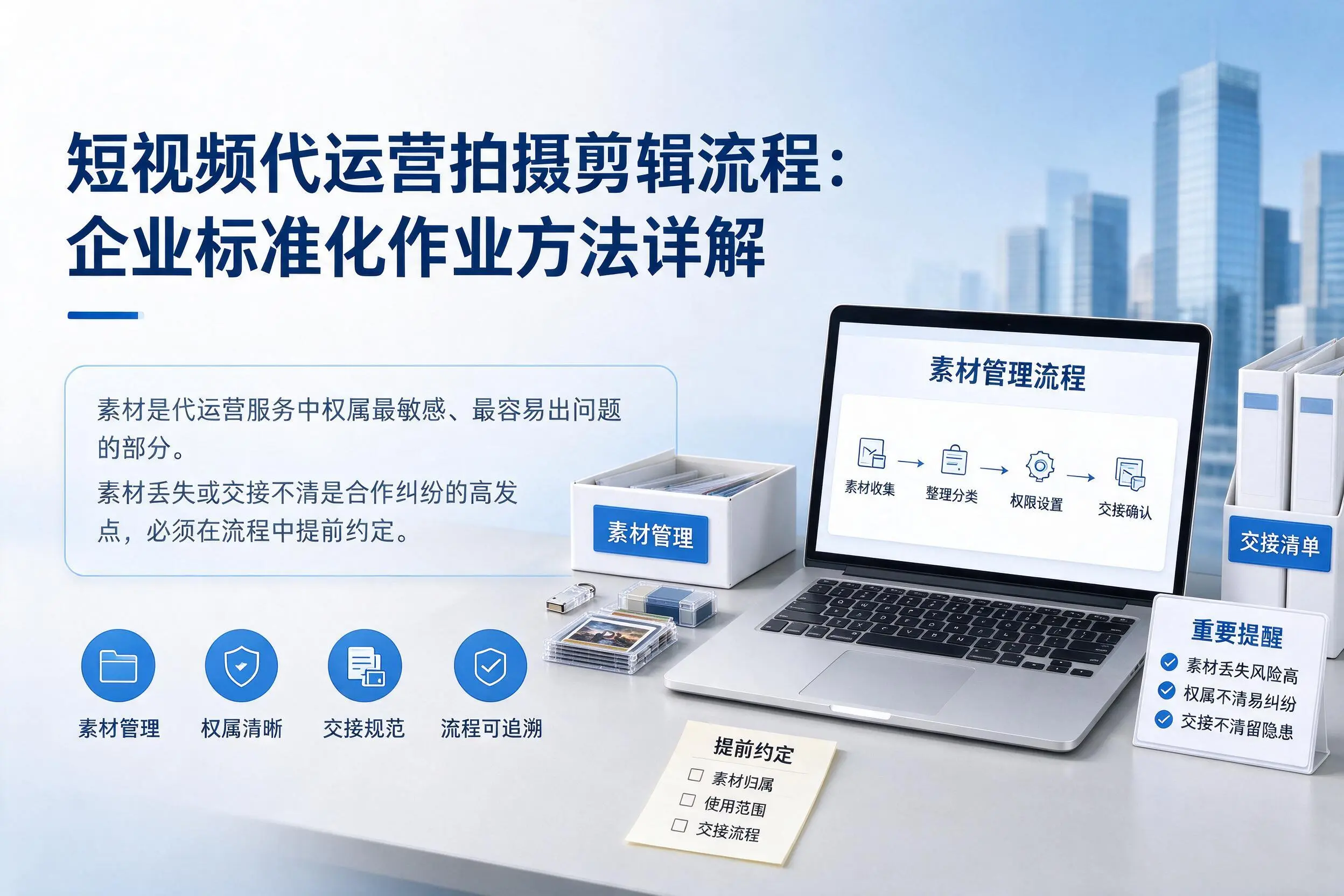 短视频代运营拍摄剪辑流程：鸡西企业标准化作业方法详解