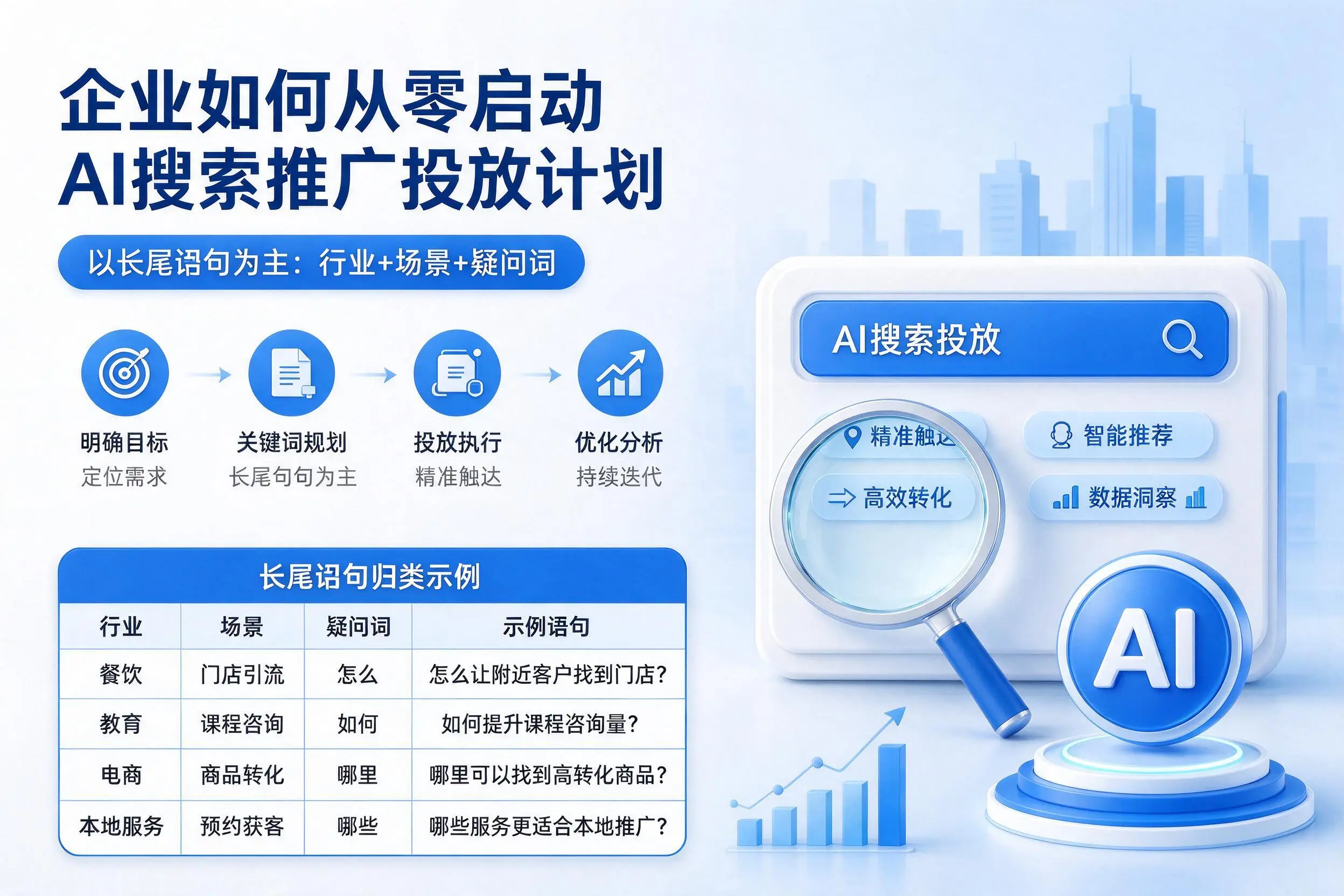 鸡西企业如何从零启动AI搜索推广投放计划